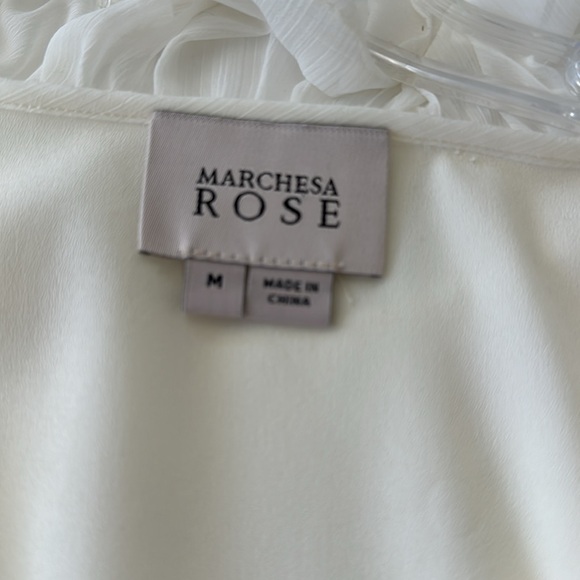 Marchesa Rose flowy off white tunic dress - Picture 6 of 8